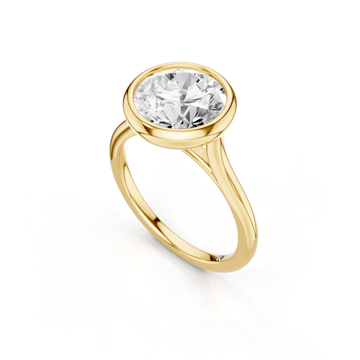 Aster – 3 Carat Round Classic Bezel