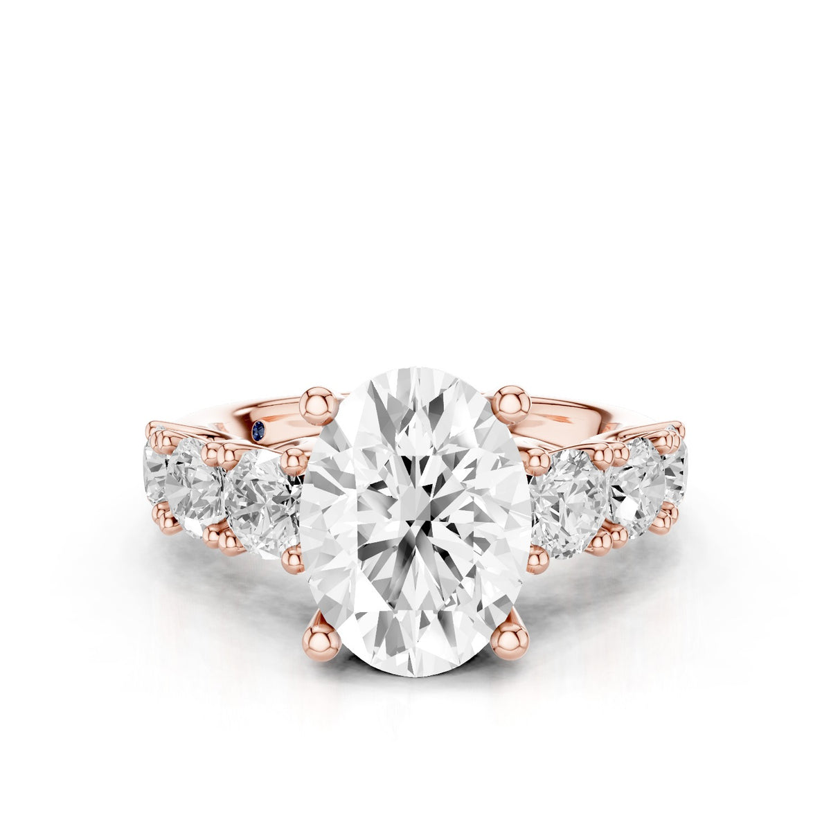Elara – Trellis Seven Stone Oval 3ct