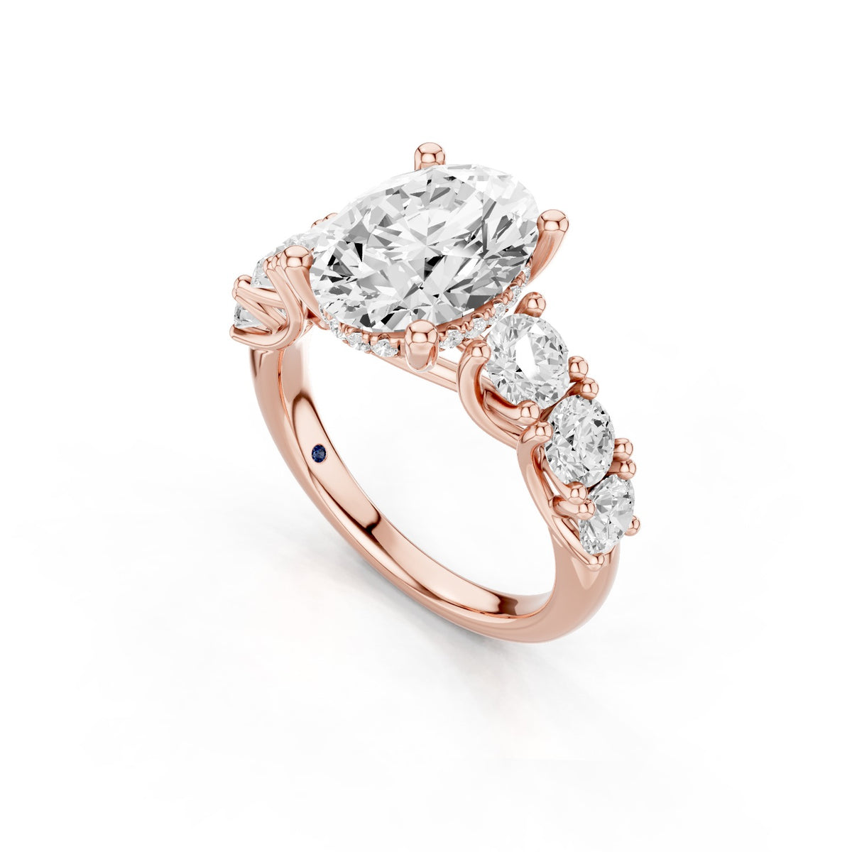 Elara – Trellis Seven Stone Oval 3ct