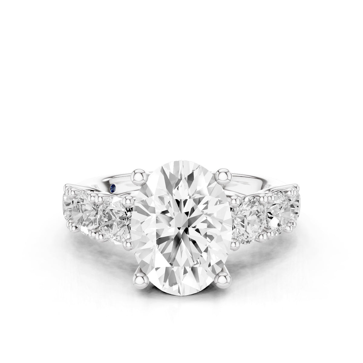 Elara – Trellis Seven Stone Oval 3ct