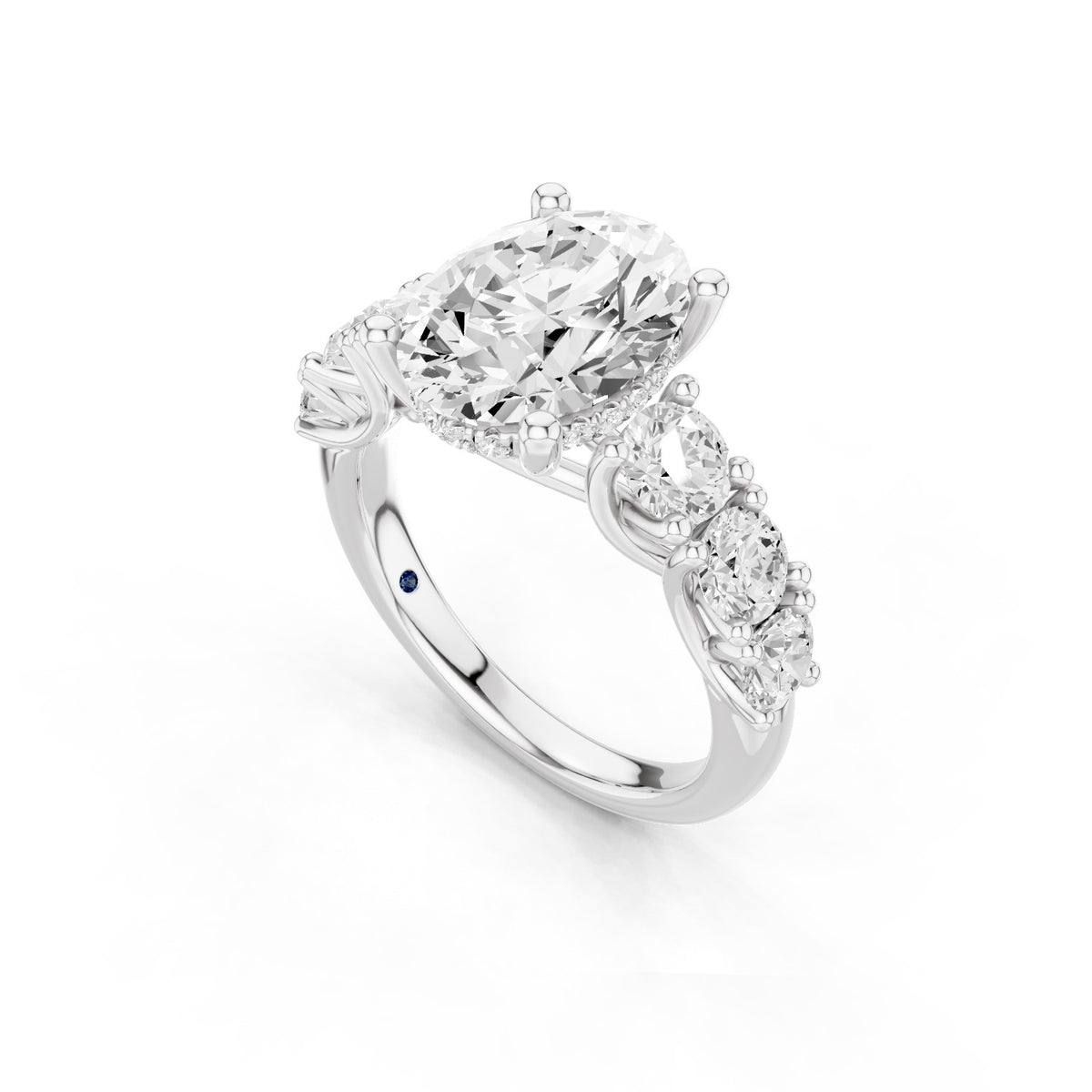 Elara – Trellis Seven Stone Oval 3ct