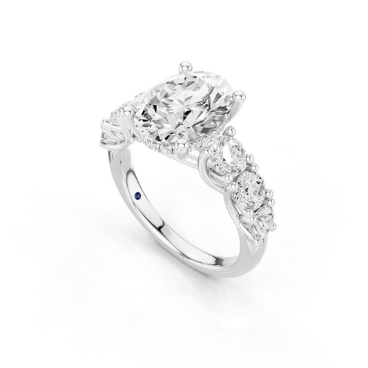 Elara – Trellis Seven Stone Oval 3ct