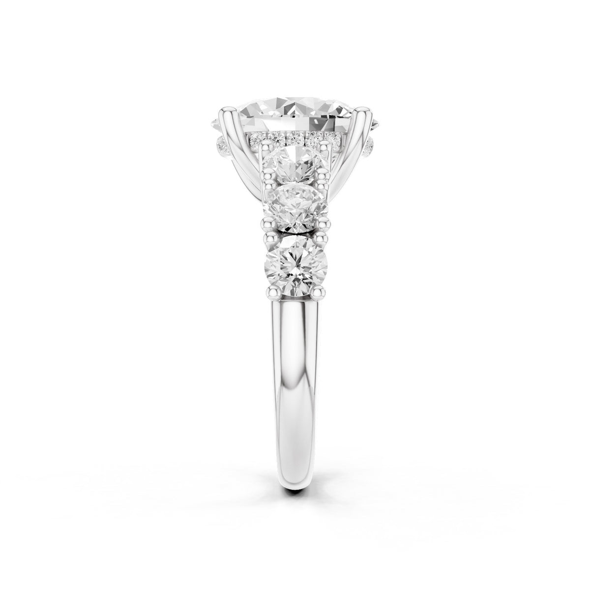 Elara – Trellis Seven Stone Oval 3ct