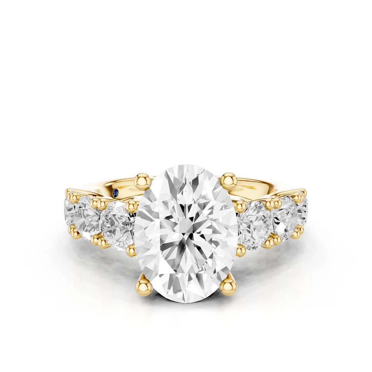 Elara – Trellis Seven Stone Oval 3ct