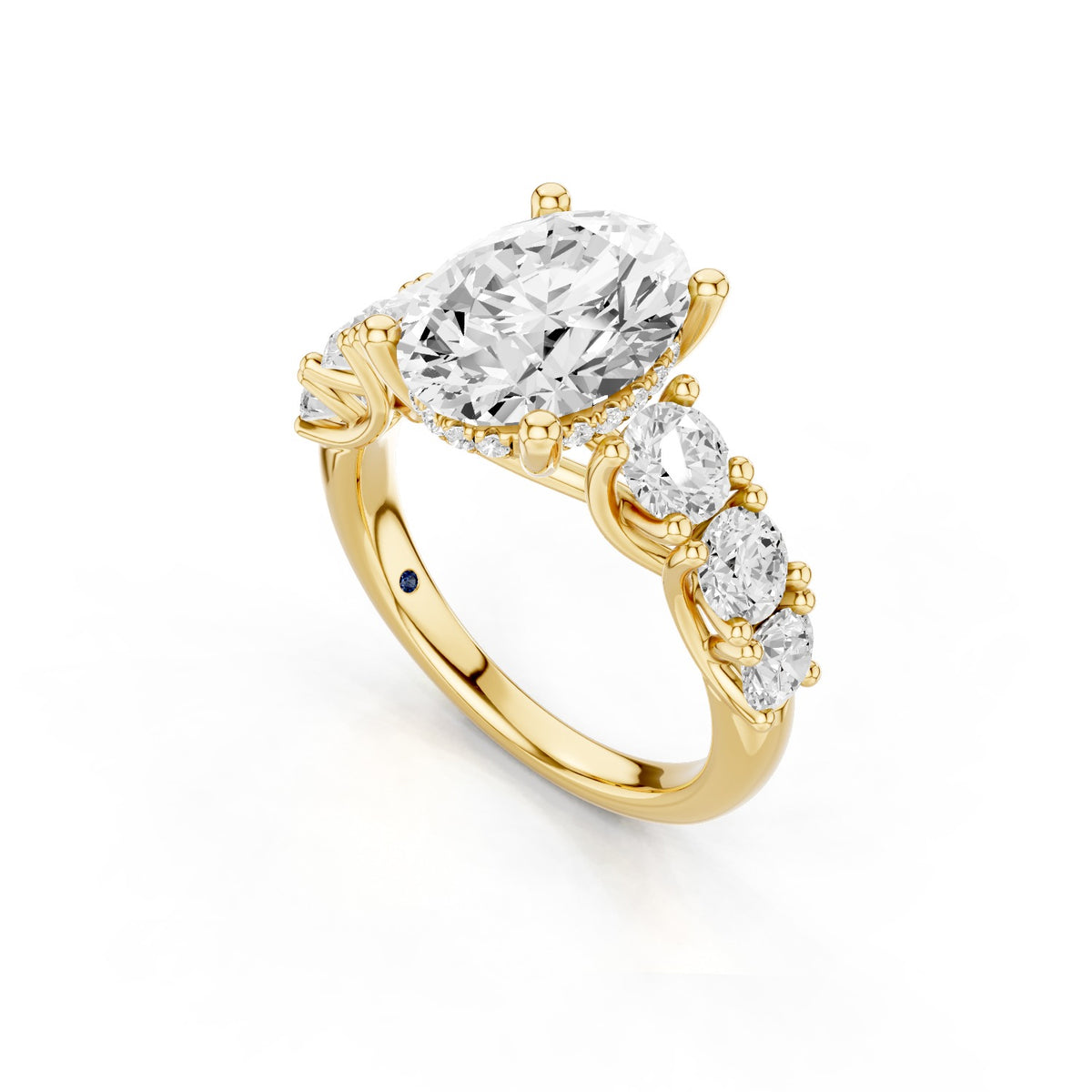 Elara – Trellis Seven Stone Oval 3ct