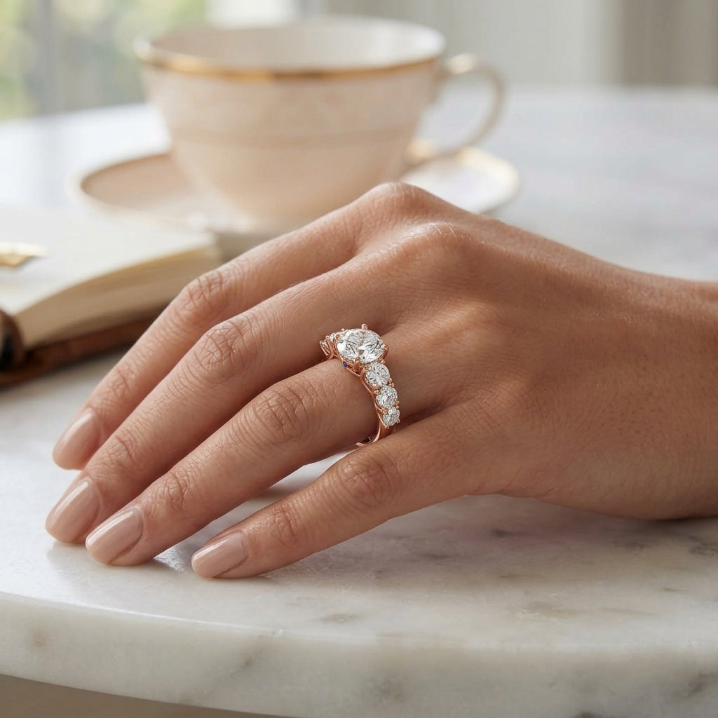 Elara – Trellis Seven Stone Round 2ct