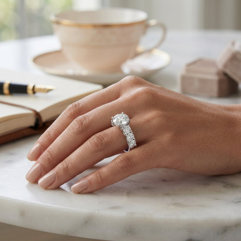 Elara – Trellis Seven Stone Round 2ct