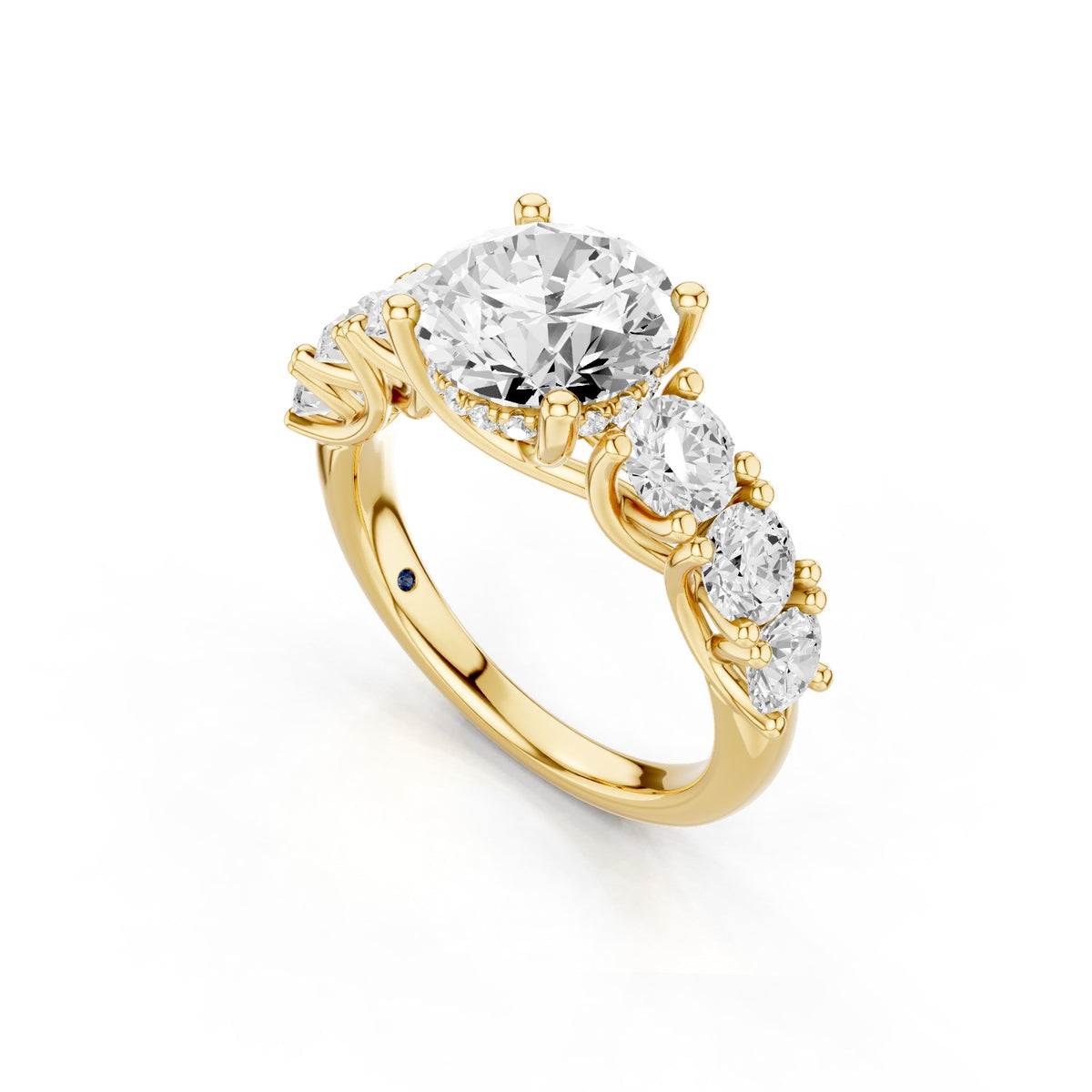 Elara – Trellis Seven Stone Round 2ct