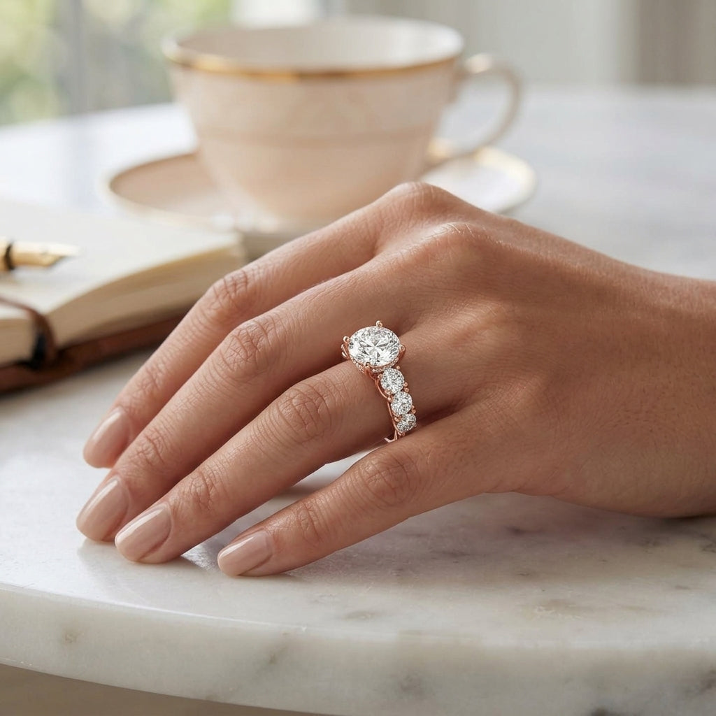 Elara – Trellis Seven Stone Round 3ct