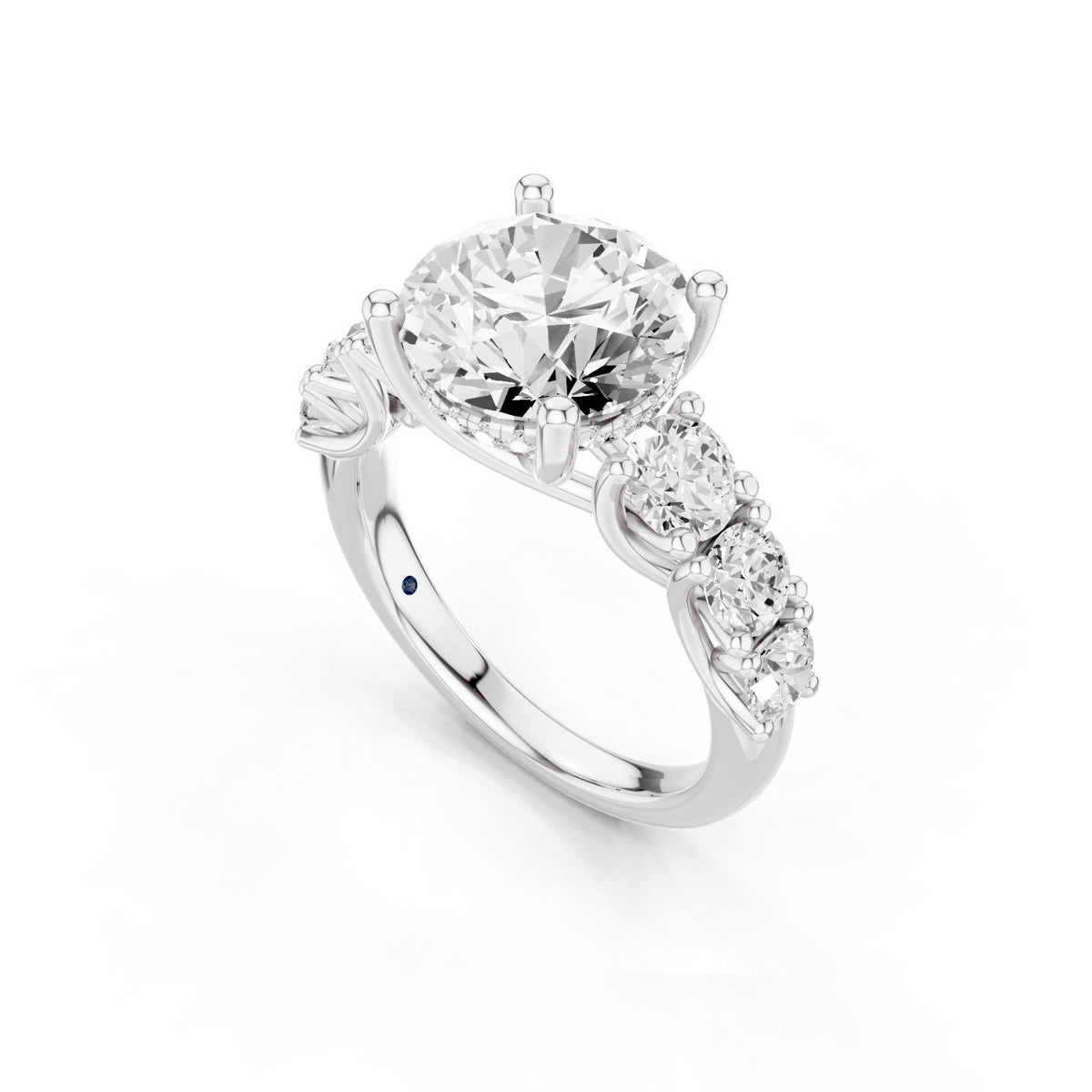 Elara – Trellis Seven Stone Round 3ct