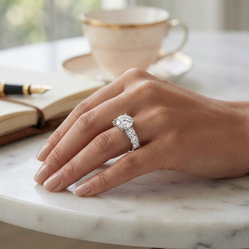Elara – Trellis Seven Stone Round 3ct