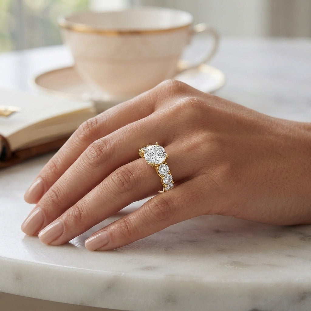 Elara – Trellis Seven Stone Round 3ct